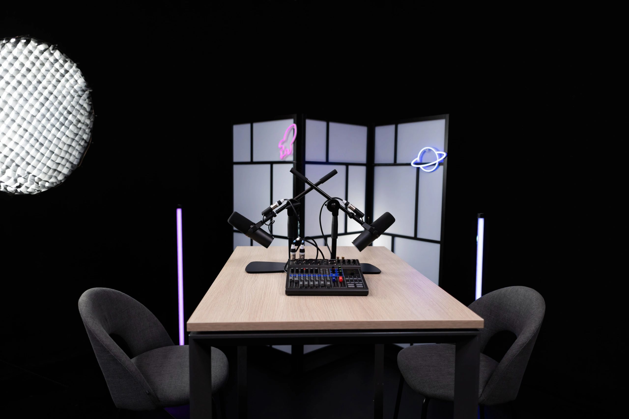 sports podcast studio